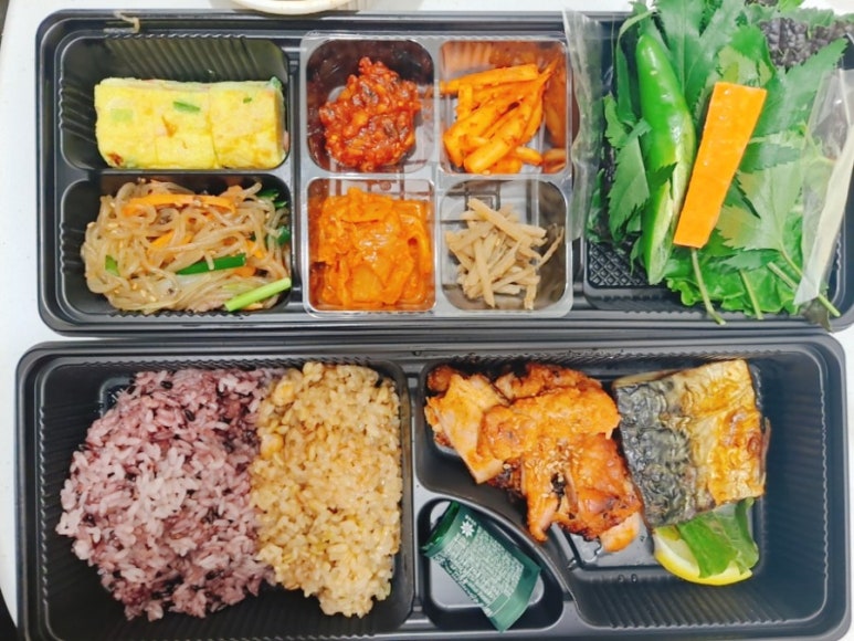 산들해 도시락과 반찬 이미지