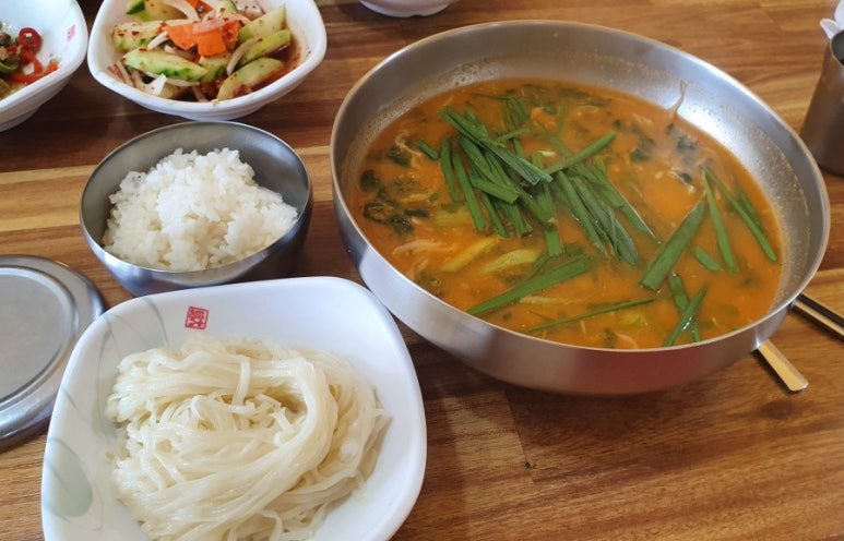 경호강나루터어탕칼국수 이미지