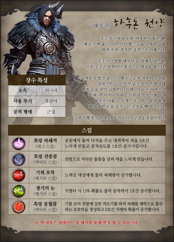 하후돈 이미지