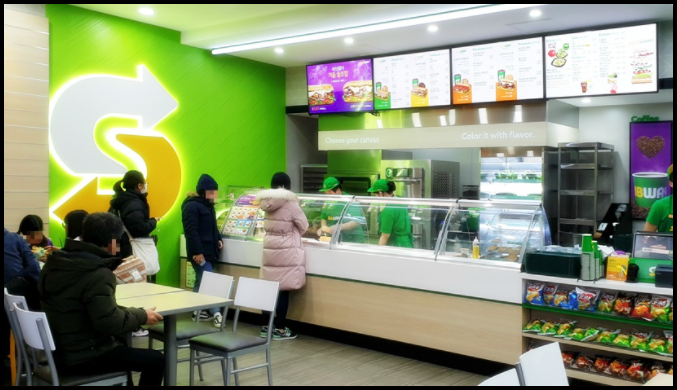 써브웨이대전 이미지