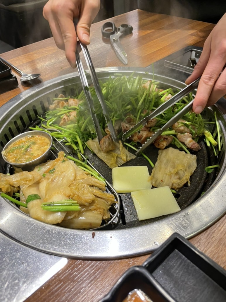 미나리 숙성삼겹살 이미지