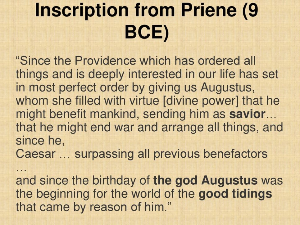 프리에네의 달력 비문 (Calendar Inscription of Priene) 네이버 블로그