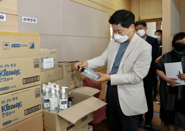 목포정명여자중학교급식실 이미지