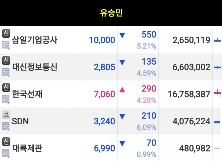 정진유승민 이미지