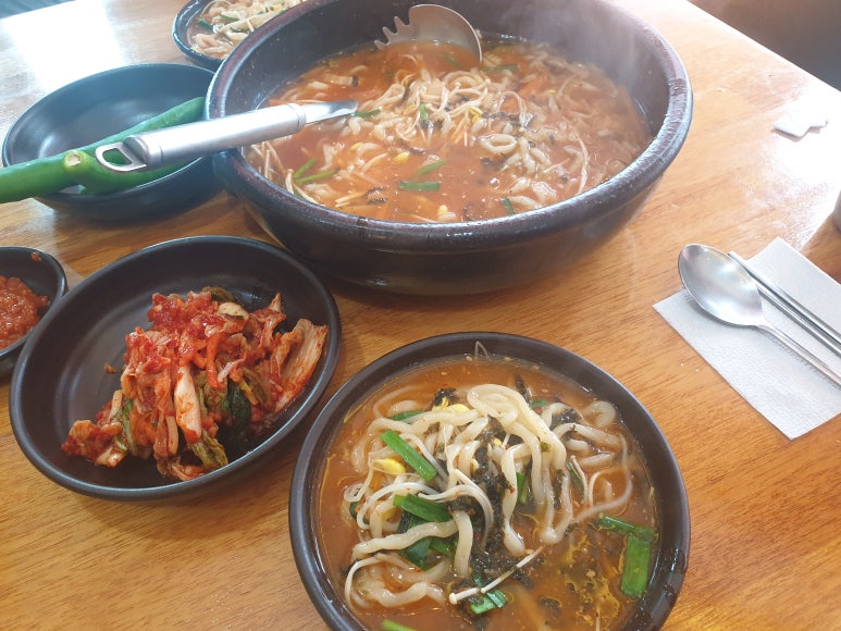 오가리수제비 이미지