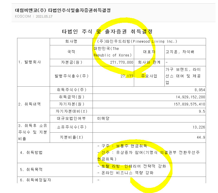 파인우드리빙 이미지