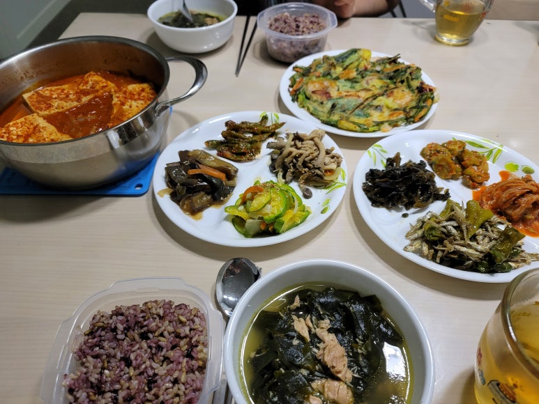 집밥반찬 이미지