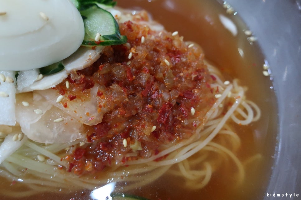 황산밀면 이미지
