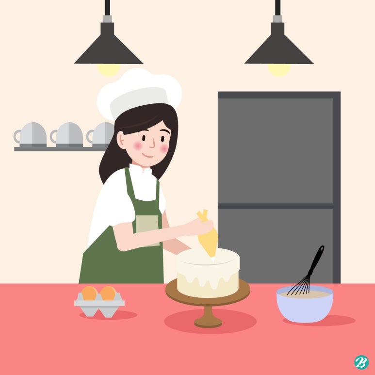제빵사 이미지