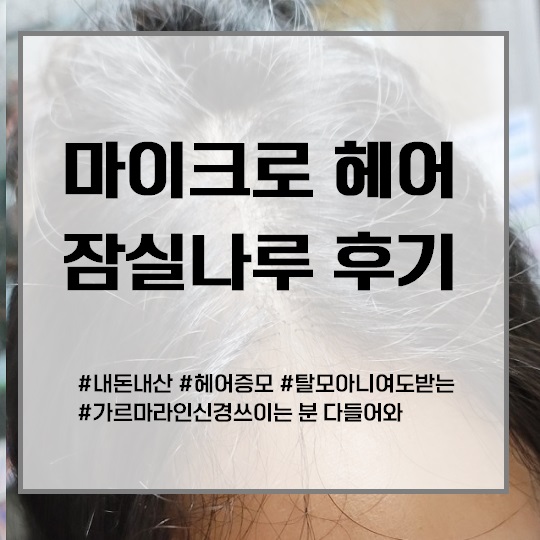 마이크로헤어증모 이미지