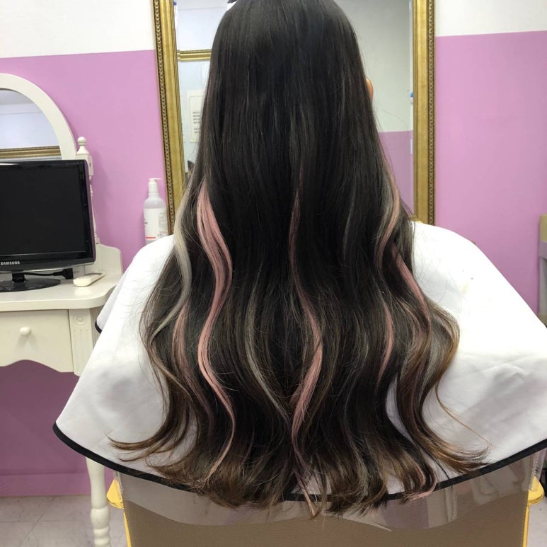 셀리붙임머리 이미지