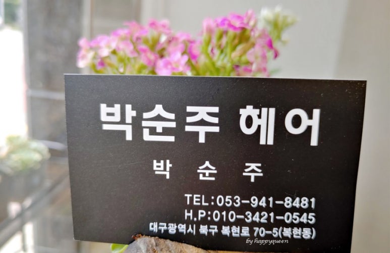 박순주헤어 이미지