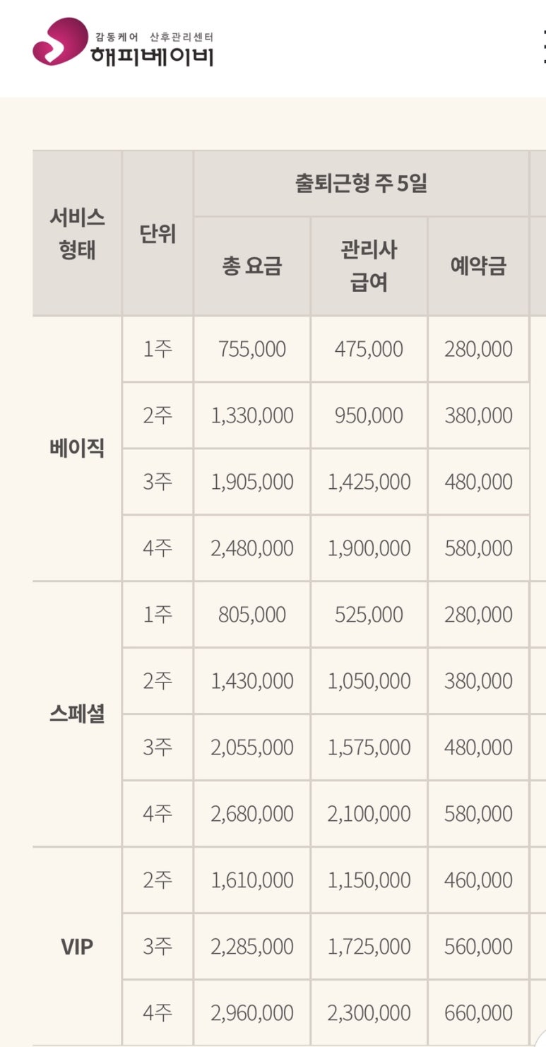 감동케어해피베이비 이미지