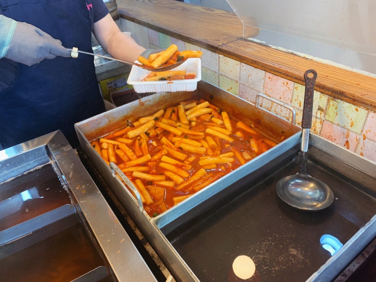 파랑떡볶이 이미지