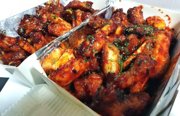 쪽갈비에 미치닭 이미지