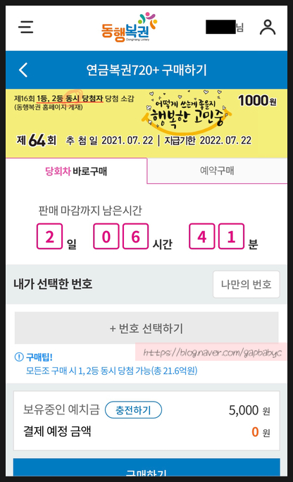 예치복권 이미지