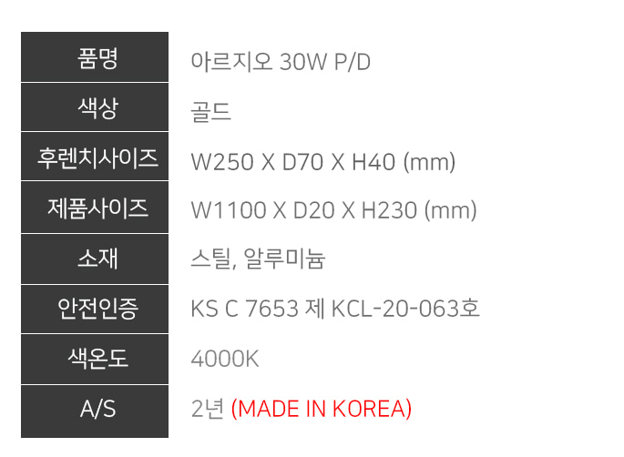 조명라인 이미지