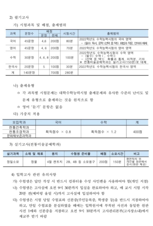 한국전통문화대학교 이미지