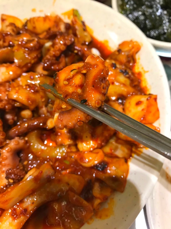 직화낙지 이미지