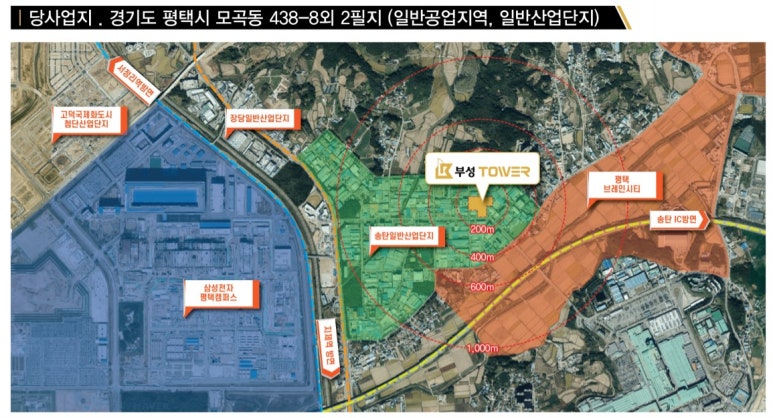 평택방향 고덕IC 이미지