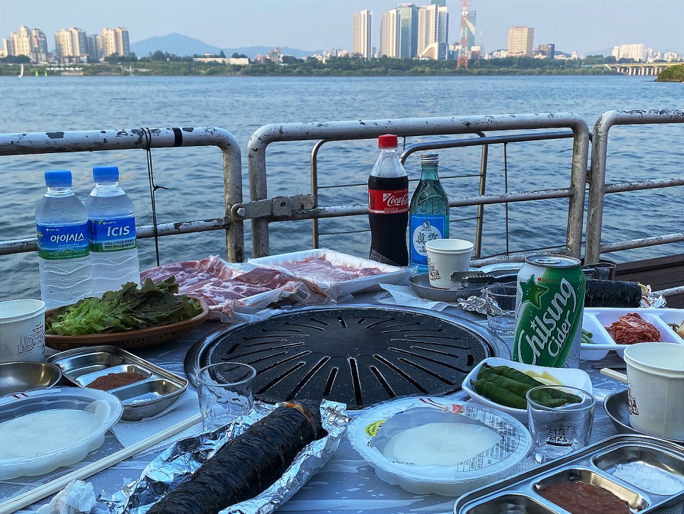 선상바베큐 이미지