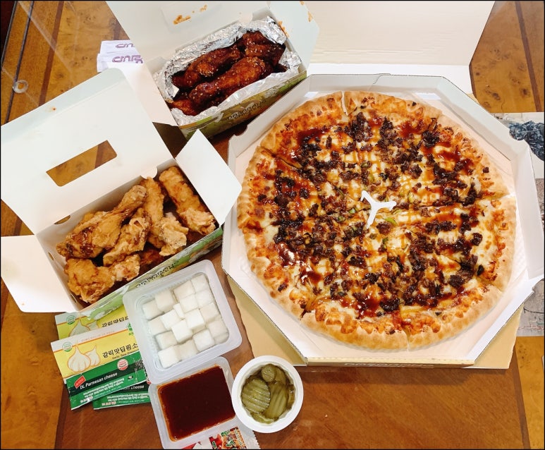 다사랑치킨피자 이미지