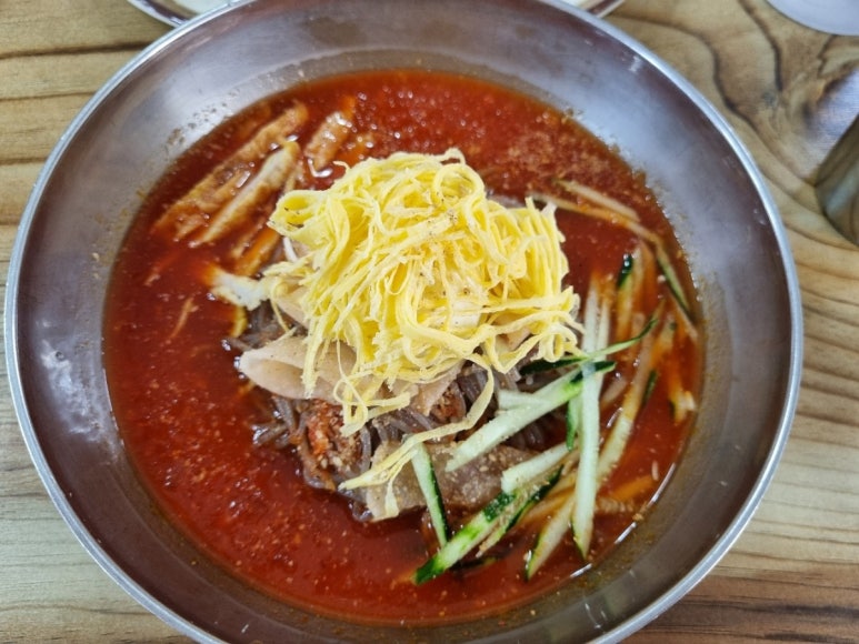 천수밀면 이미지