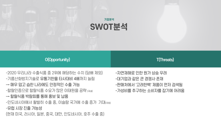 한백식품 이미지