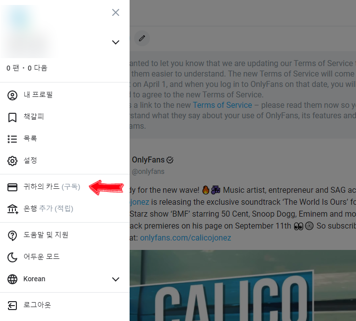 온리팬스(onlyfans) 결제 방법 한번 알아봐요 (feat. 구독취소) : 네이버 블로그
