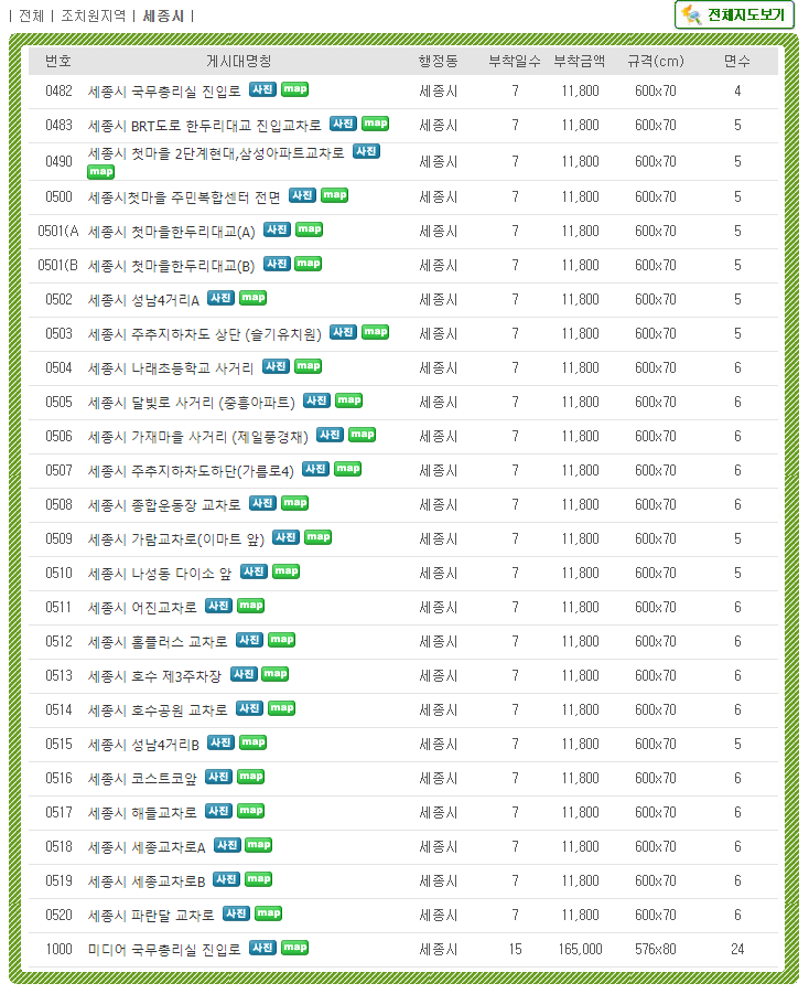 세종특별자치시옥외광고협회 이미지