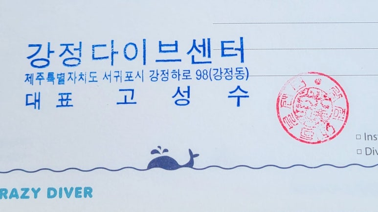 강정다이브센터 이미지