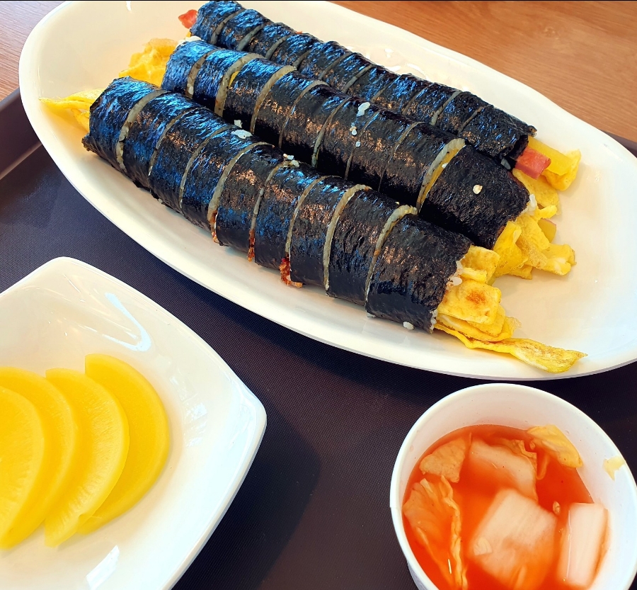 밥풀김밥&라면 이미지