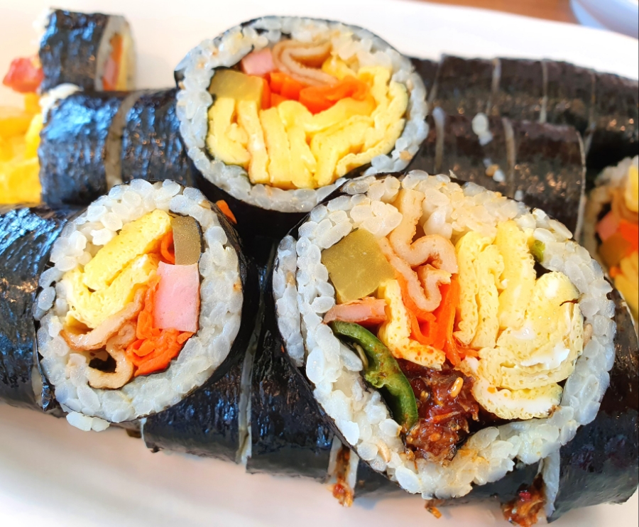 밥풀김밥&라면 이미지