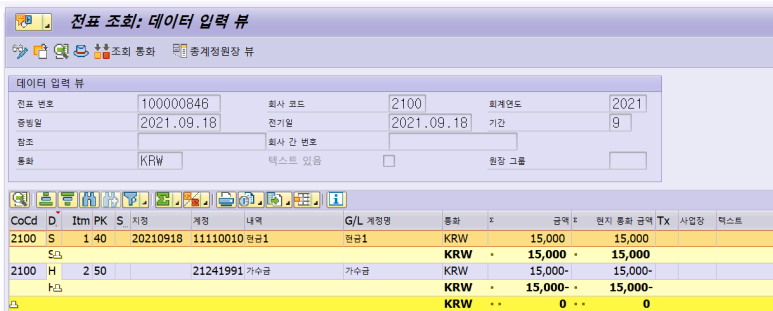 [SAP FI] FI Doc Clearing 따라하기 : 네이버 블로그
