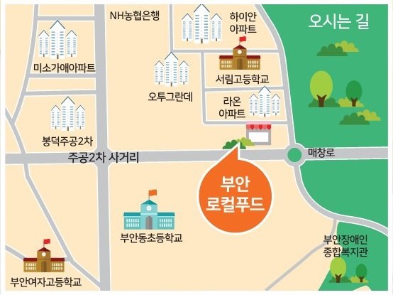 부안 로컬푸드 직매장 이미지