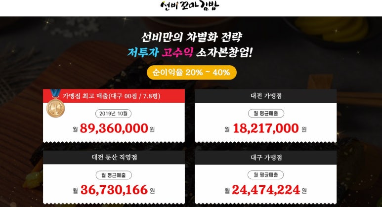 와우꼬마김밥 이미지