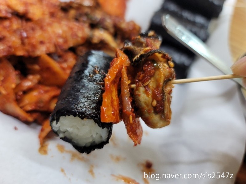 충무김밥 이미지