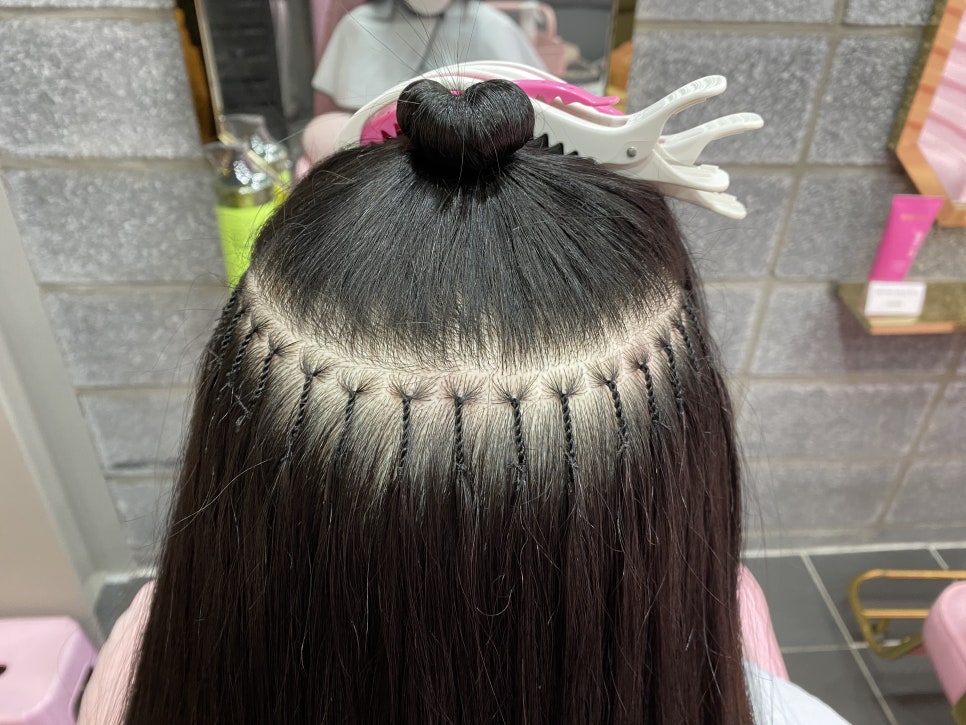 잇다 붙임머리 이미지