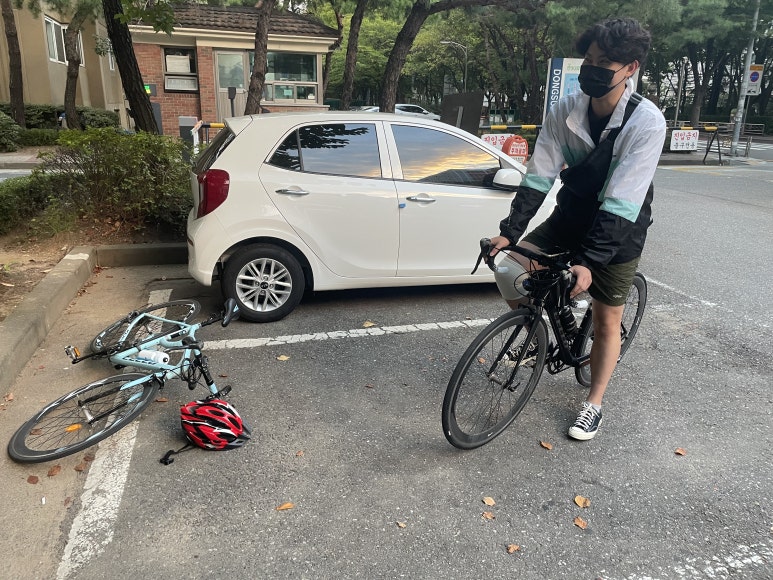 자전거포강가 이미지