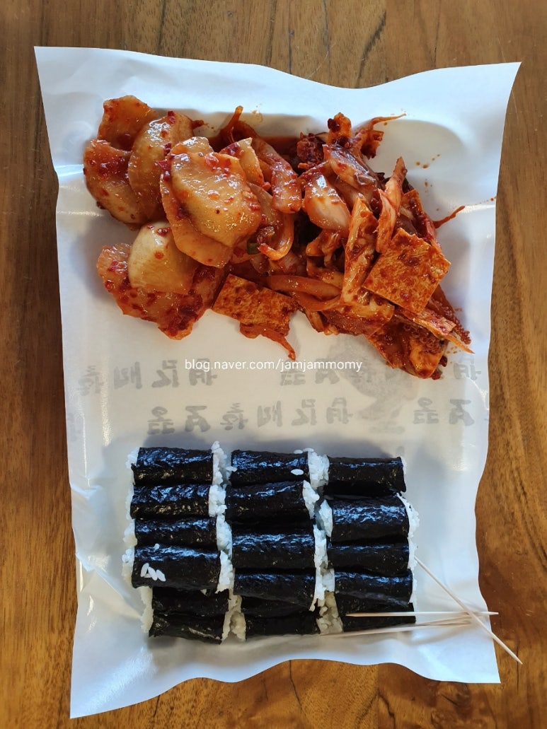 김밥과스파게티 이미지