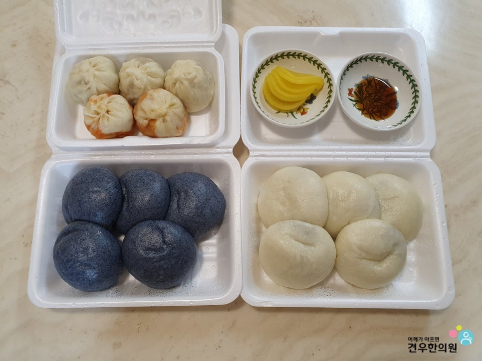 시장찐빵 이미지