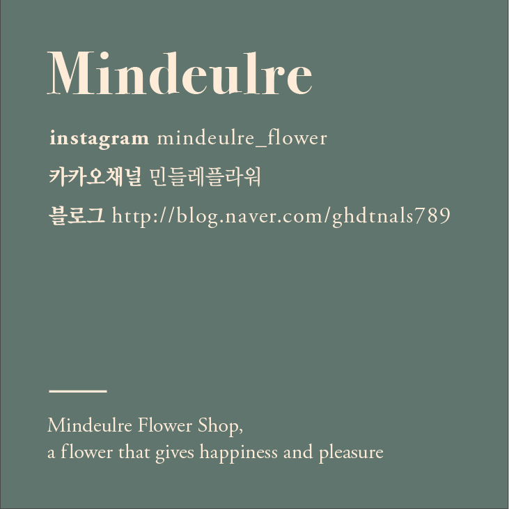 민들레플라워 이미지