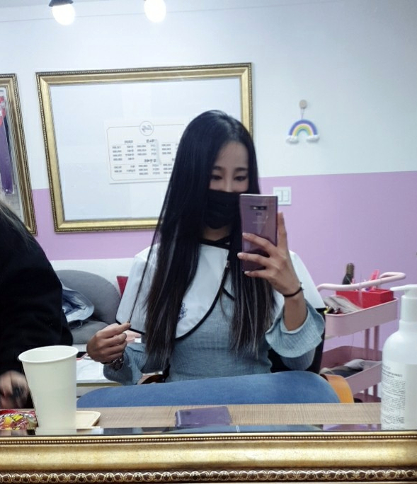 셀리붙임머리 이미지
