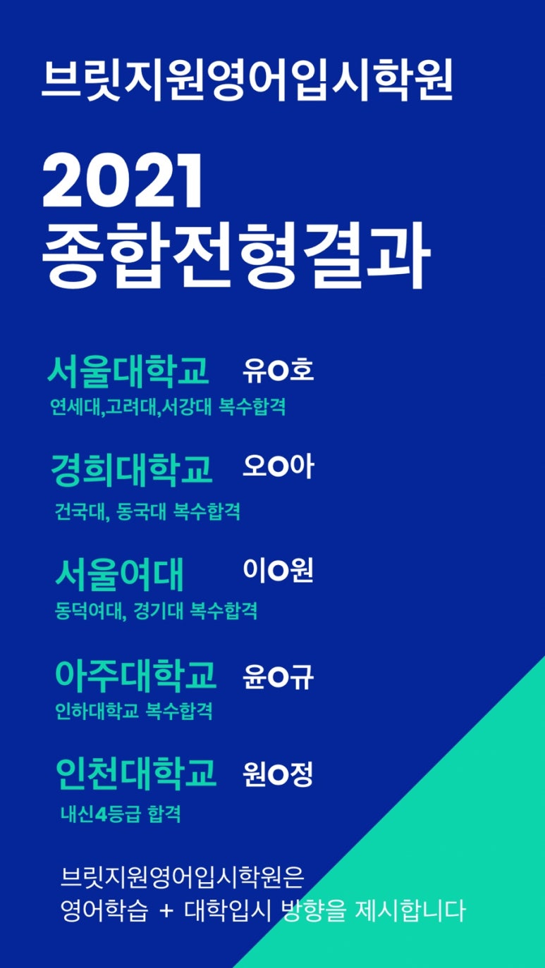 브릿지원 영어입시학원 이미지