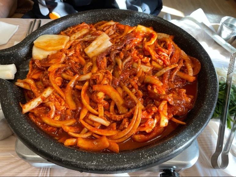 명성오리불고기 이미지