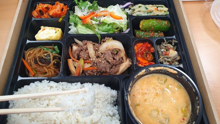 산들해 도시락과 반찬 이미지