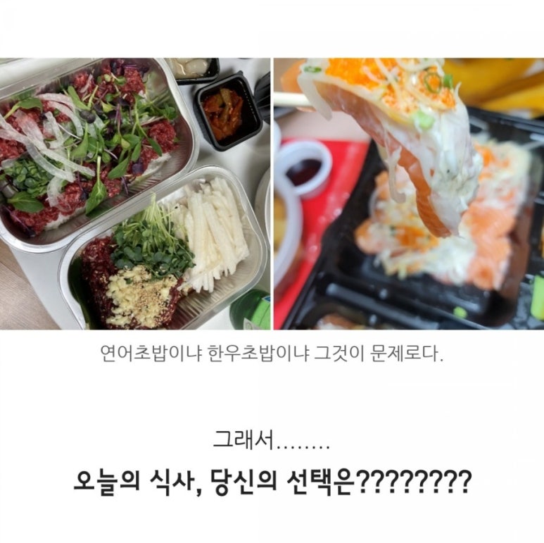 오늘은육회내일은연어 이미지