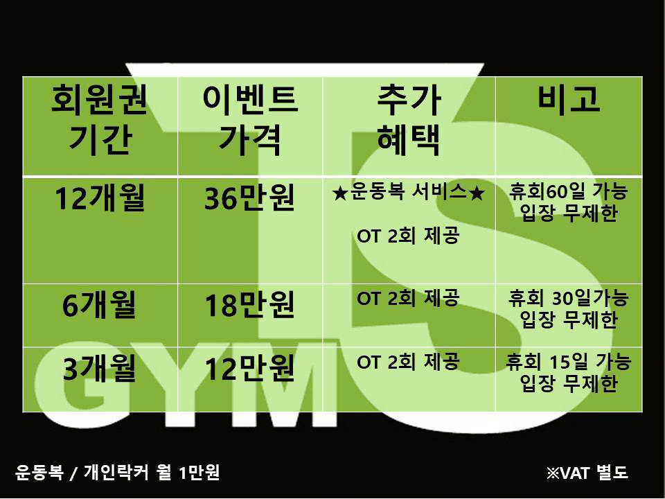 티에스짐 이미지
