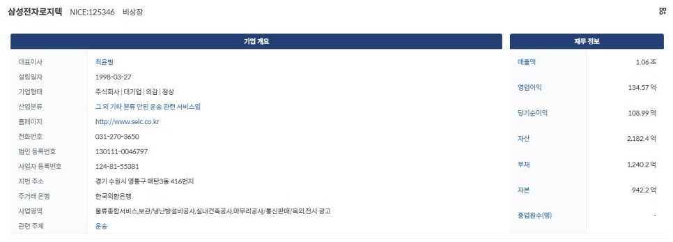 삼성전자로지텍 이미지