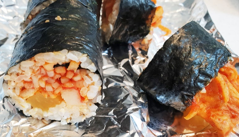 여기, 김밥 이미지